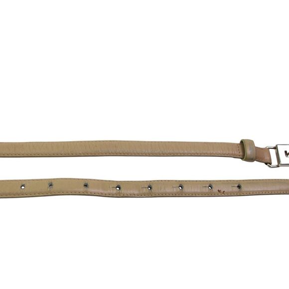 Max Mara BEIGE GENUINE LEATHER 1/2\